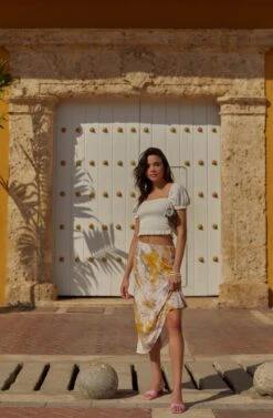 Nava Tie Dye Midi Skirt -Astr The Label Shop 200119 ASTR Label 0588