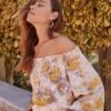 In A Daze Off Shoulder Tie Dye Top 2 In A Daze Off Shoulder Tie Dye Top -Astr The Label Shop 5T3A5355