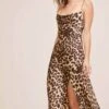 Gaia Animal Midi Dress