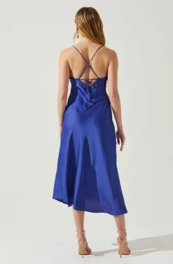 Gaia Midi Dress -Astr The Label Shop ACDR100133S INDIGO 6