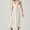 Ambrosia Midi Dress -Astr The Label Shop ACDR100490 WHITE 0379