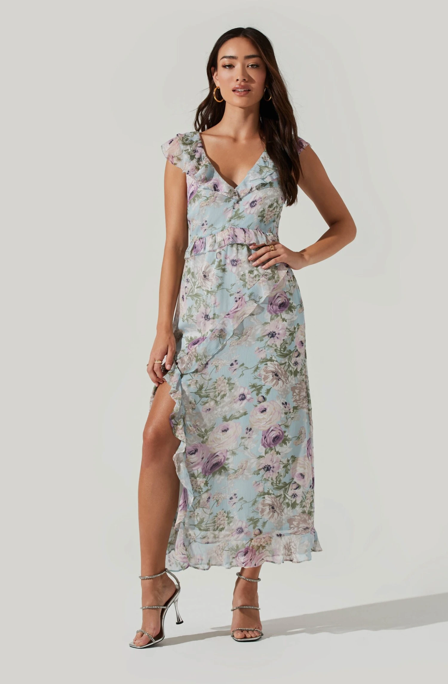 Tempest Floral Ruffle Midi Dress 3 Tempest Floral Ruffle Midi Dress