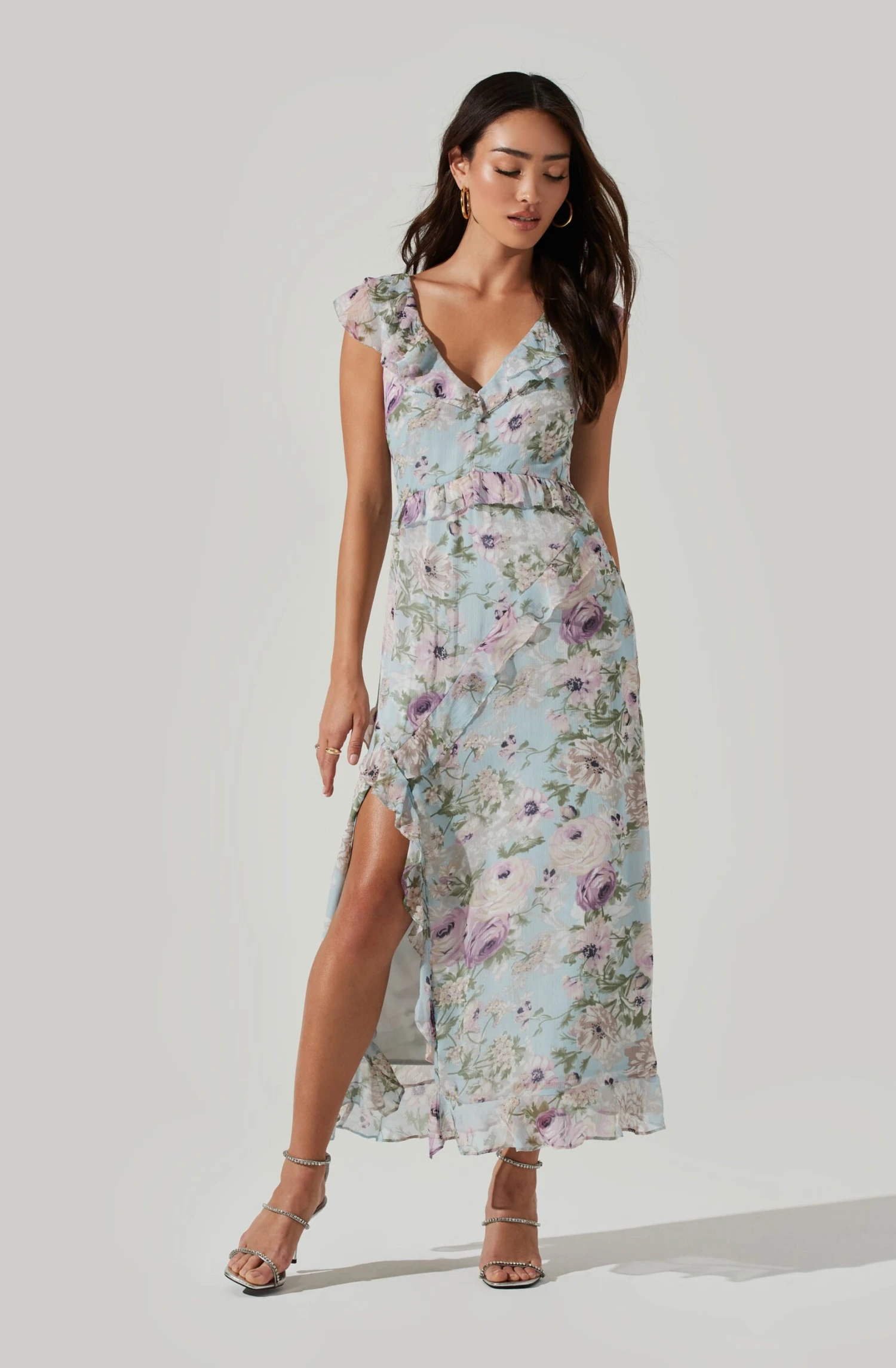 Tempest Floral Ruffle Midi Dress 5 Tempest Floral Ruffle Midi Dress - Image 3