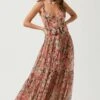 Eartha Floral Maxi Dress -Astr The Label Shop ACDR100834B TAUPE PINKFLORAL 1