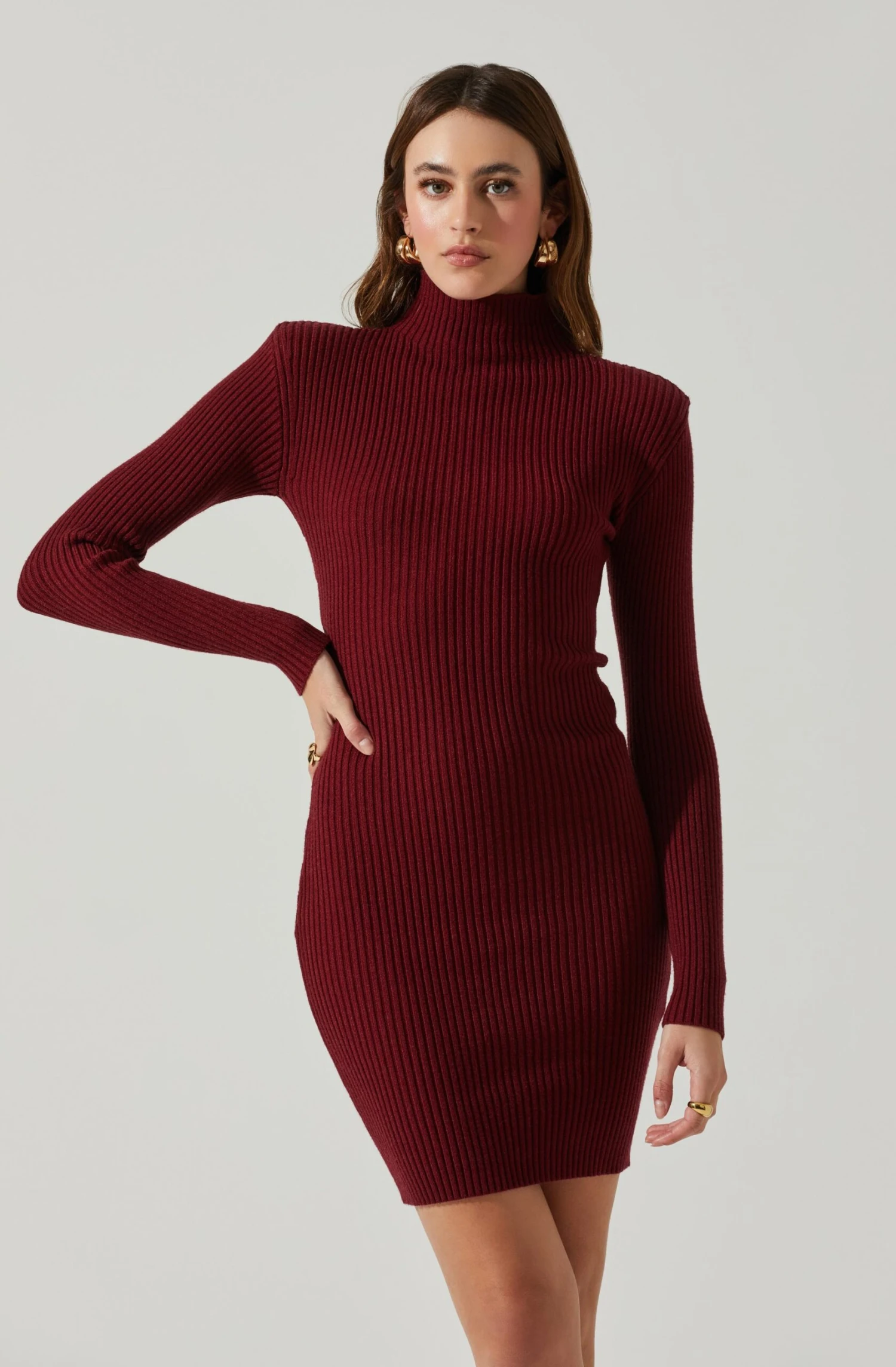 Gwendolyn Turtleneck Sweater Mini Dress 10 Gwendolyn Turtleneck Sweater Mini Dress - Image 8