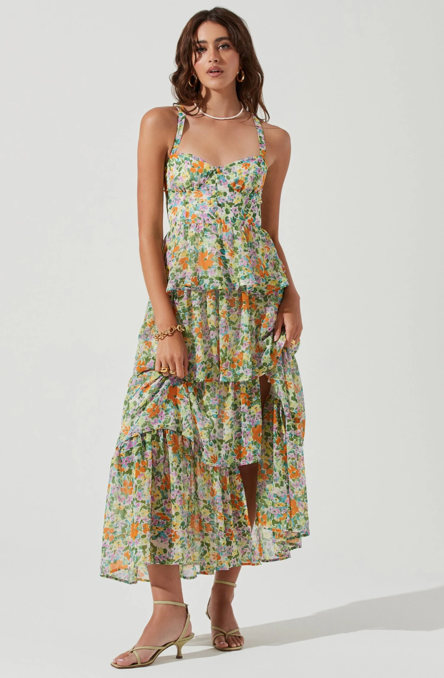 Midsummer Floral Tiered Maxi Dress 15 Midsummer Floral Tiered Maxi Dress - Image 13