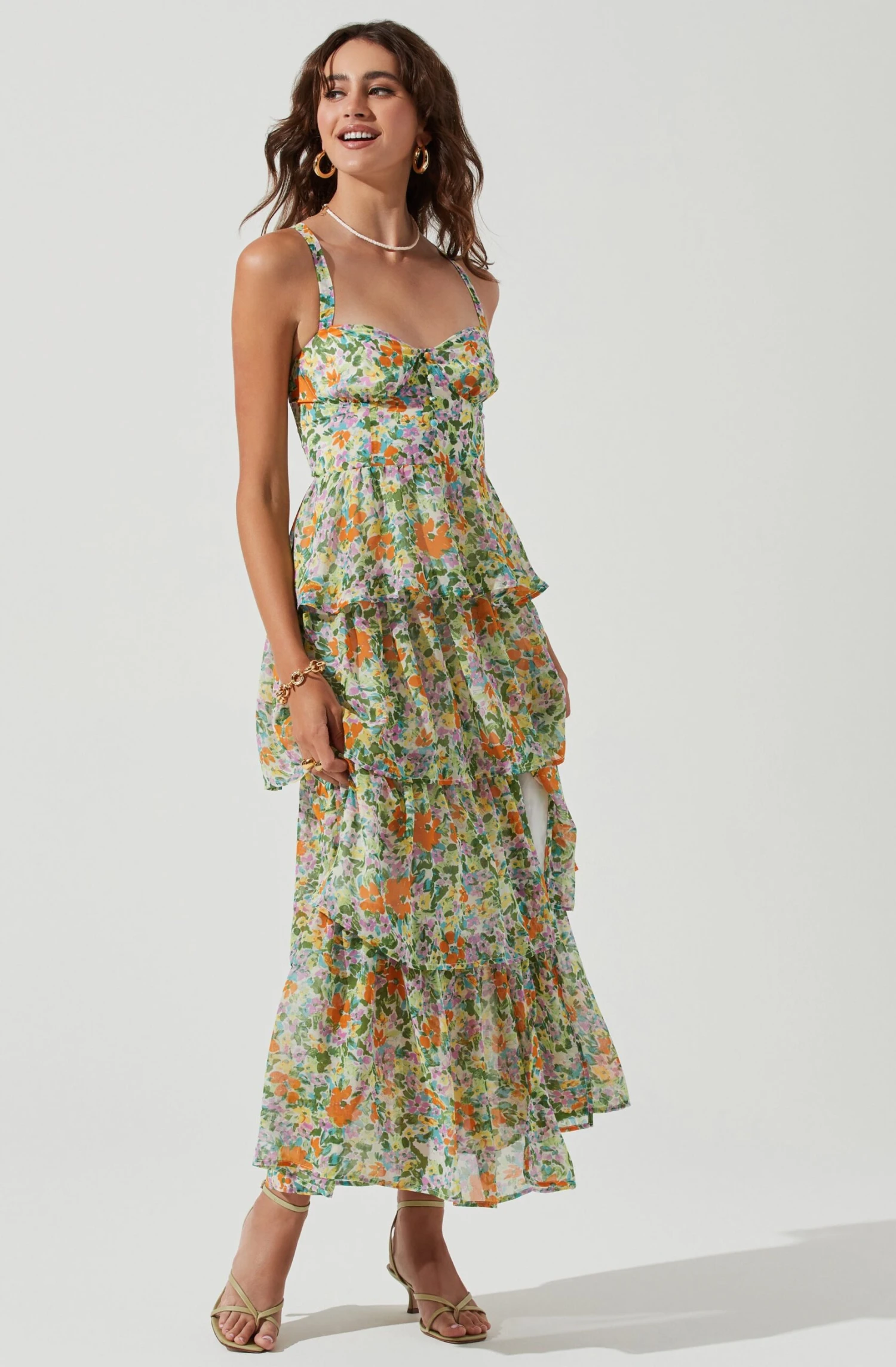Midsummer Floral Tiered Maxi Dress 17 Midsummer Floral Tiered Maxi Dress - Image 15