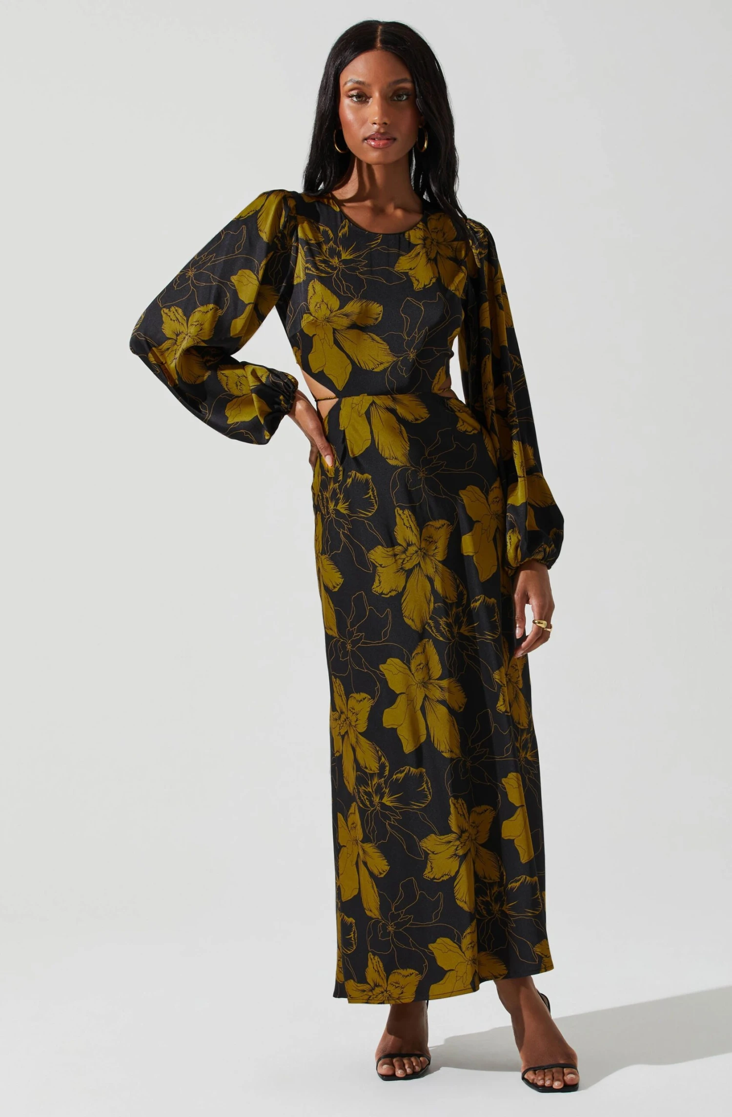 Quinn Floral Cutout Midi Dress 5 Quinn Floral Cutout Midi Dress - Image 3