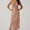 Maritza Floral Smocked Midi Dress 2 Maritza Floral Smocked Midi Dress -Astr The Label Shop ACDR101529 COPPERLILACMULTI 1