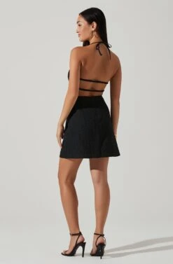 Laylin Halter Cutout Mini Dress 19 Laylin Halter Cutout Mini Dress -Astr The Label Shop ACDR101590S BLACK 5