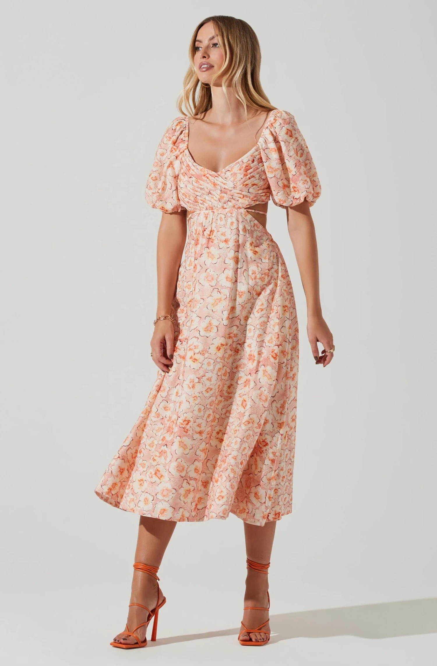 Talina Floral Cutout Midi Dress 4 Talina Floral Cutout Midi Dress - Image 2