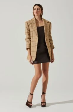 Carmen Strapless Faux Leather Mini Dress 23 Carmen Strapless Faux Leather Mini Dress -Astr The Label Shop ACDR101787L DARKBROWN 2