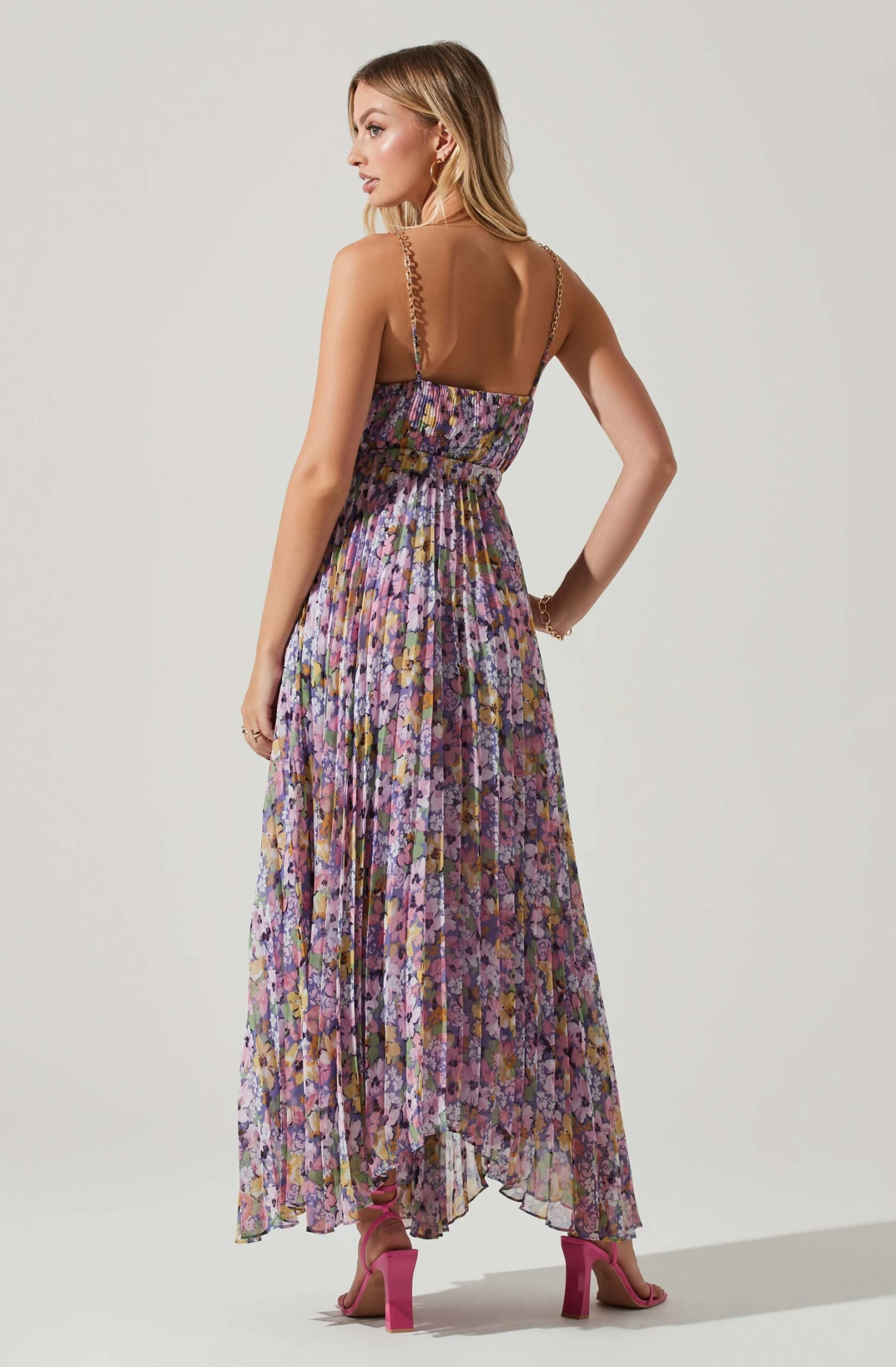 Loralee Pleated Floral Maxi Dress 12 Loralee Pleated Floral Maxi Dress - Image 10