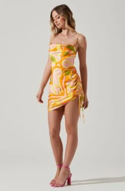Astr The Label Shop 6 Damita Ruched Mini Dress