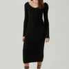 Regina Cutout Midi Sweater Dress