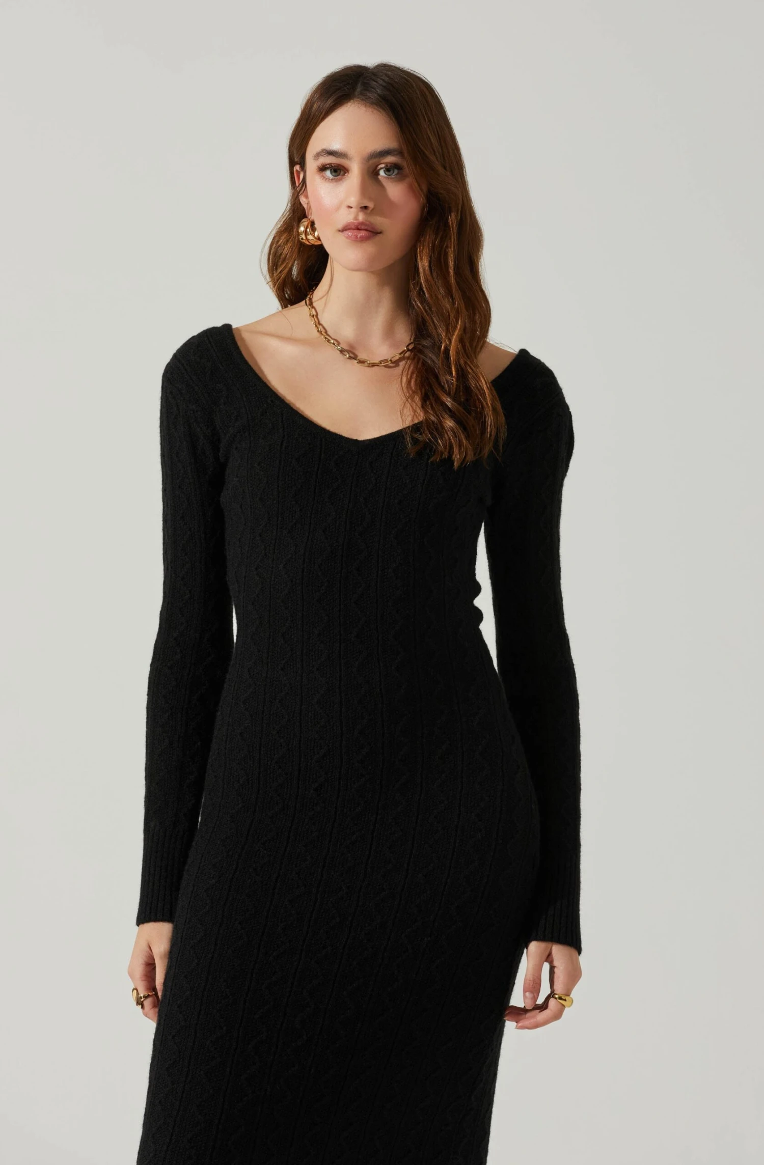 Regina Cutout Midi Sweater Dress 6 Regina Cutout Midi Sweater Dress - Image 4