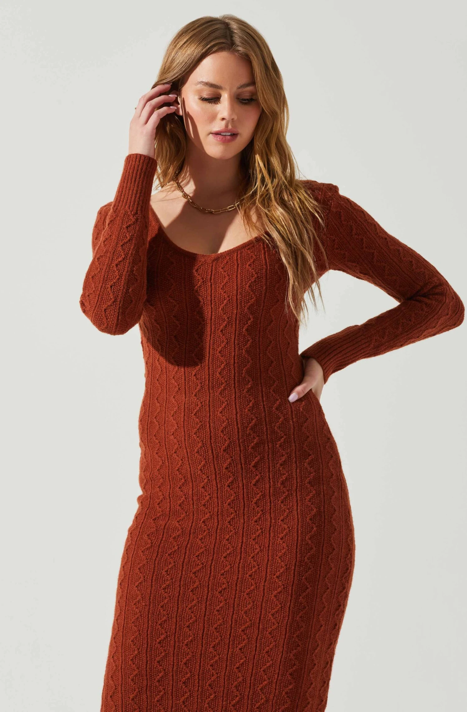 Regina Cutout Midi Sweater Dress 10 Regina Cutout Midi Sweater Dress - Image 8