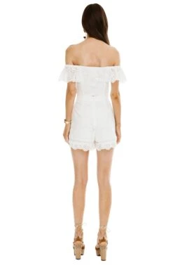 Anna Shorts -Astr The Label Shop ACP6433 OFF WHITE 03