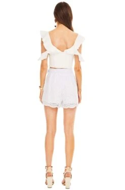 Sutton Shorts -Astr The Label Shop ACP6444 PALE BLUE STRIPE 03