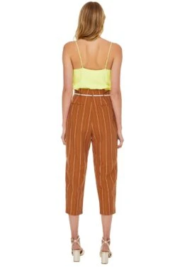 Neo Pants -Astr The Label Shop ACP7024 PAPAYA STRIPE 03