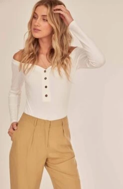 Calla Khaki Pants -Astr The Label Shop ACP7106 KHAKI 2A