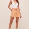 Pacific Pleated Tie Waist Shorts