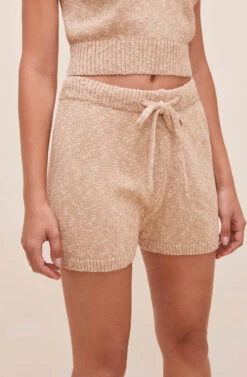 Affogato Knit Shorts 11 Affogato Knit Shorts -Astr The Label Shop ACP7204 CAFEAULAIT 3