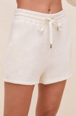 All Tied Up Sweatshorts -Astr The Label Shop ACP7206 IVORY 4