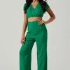 Sayla Wide Leg Pants 1 Sayla Wide Leg Pants -Astr The Label Shop ACP7246TX GREEN 1