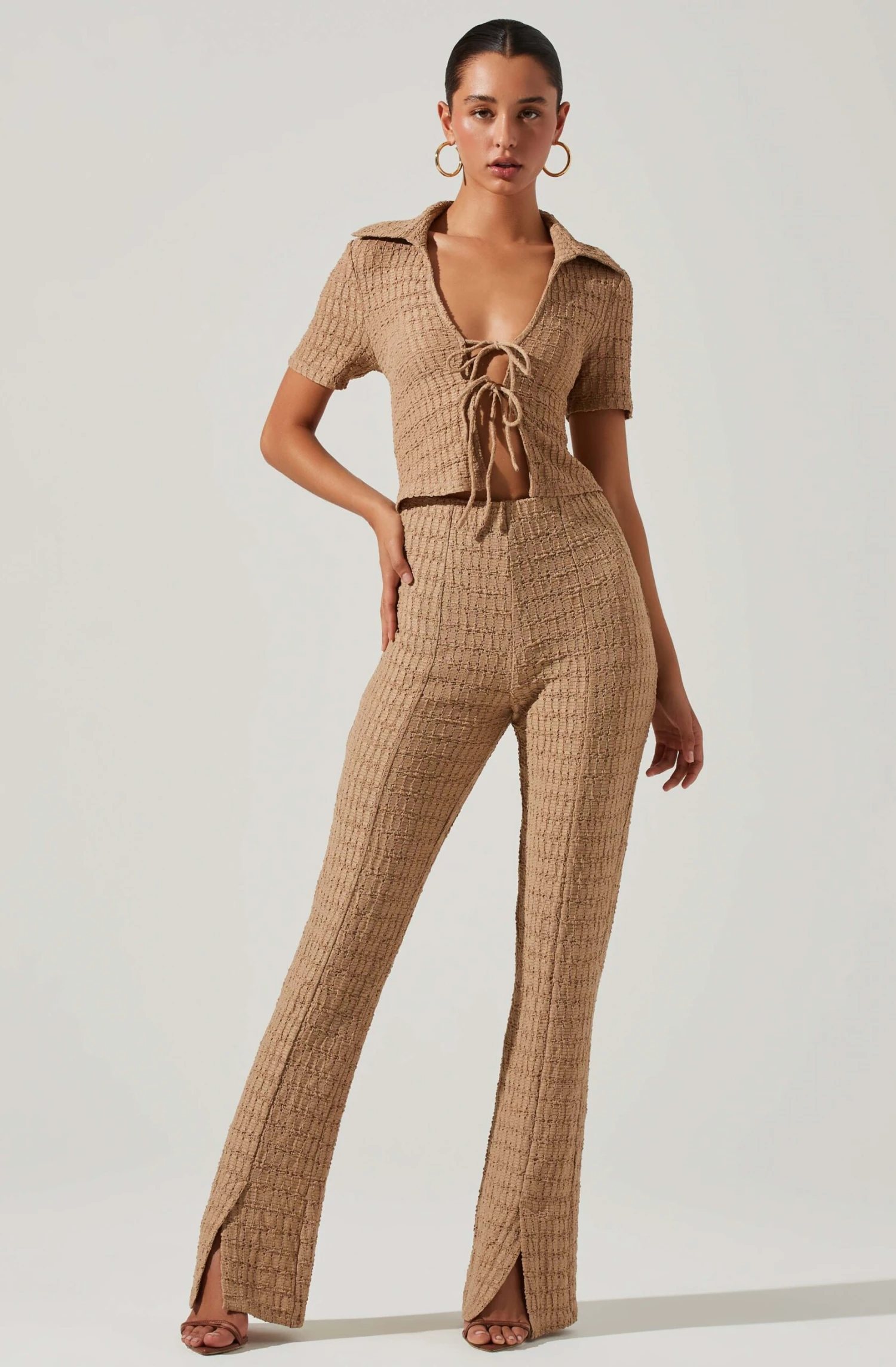 Zoey Seamed Split Hem Pants 3 Zoey Seamed Split Hem Pants