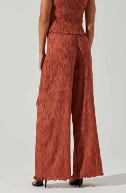 Janesa Wide Leg Pants -Astr The Label Shop ACP7267 RUST 3