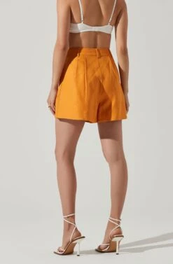 Jacinta High Waist Shorts -Astr The Label Shop ACP7268 MUSTARD 03