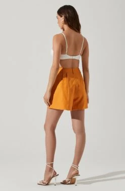 Jacinta High Waist Shorts -Astr The Label Shop ACP7268 MUSTARD 4