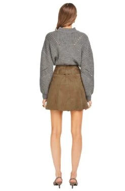 Dionne Skirt -Astr The Label Shop ACS8090 CARAMEL 03