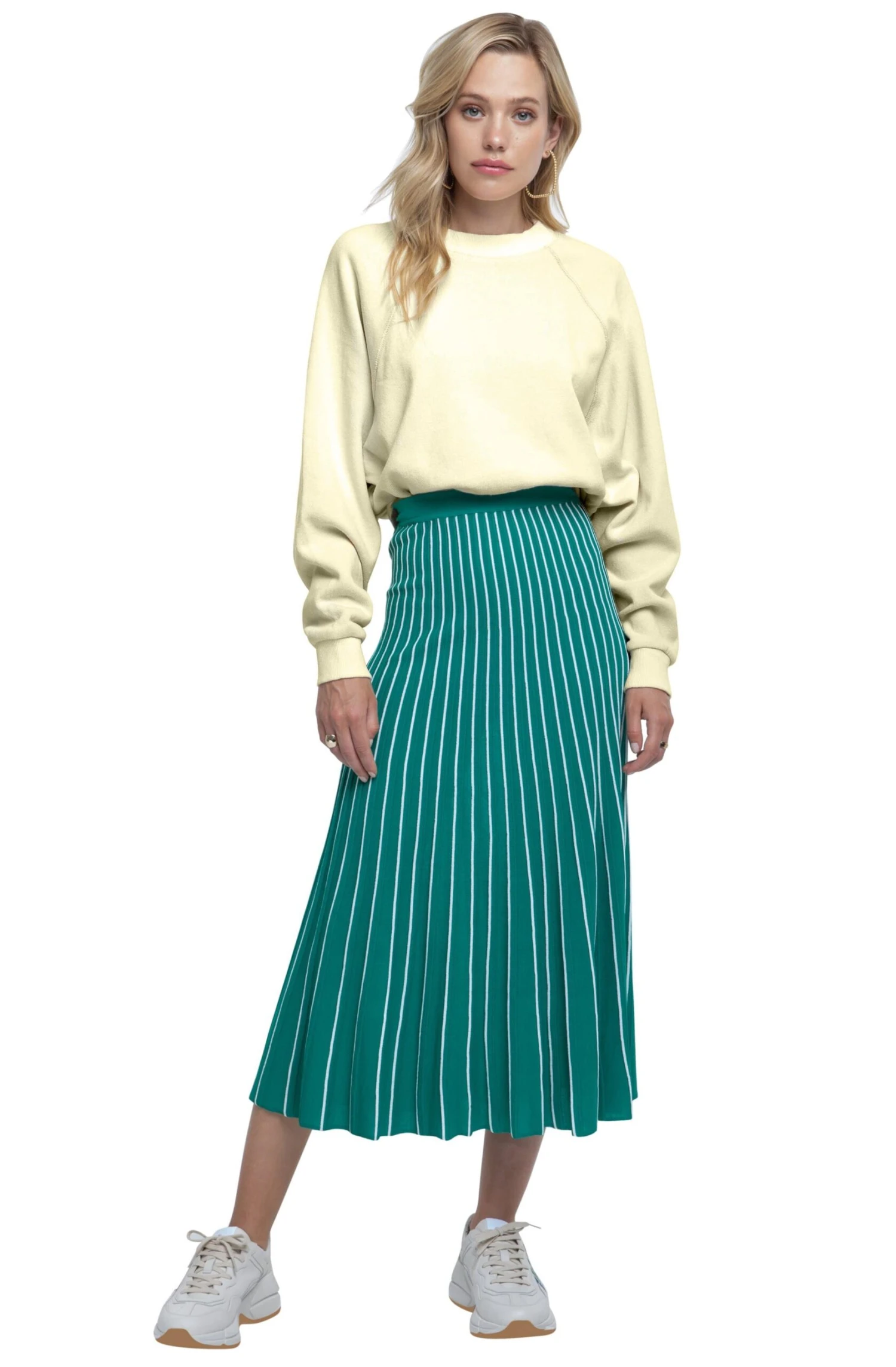 Yuri Pleated Midi Skirt 3 Yuri Pleated Midi Skirt