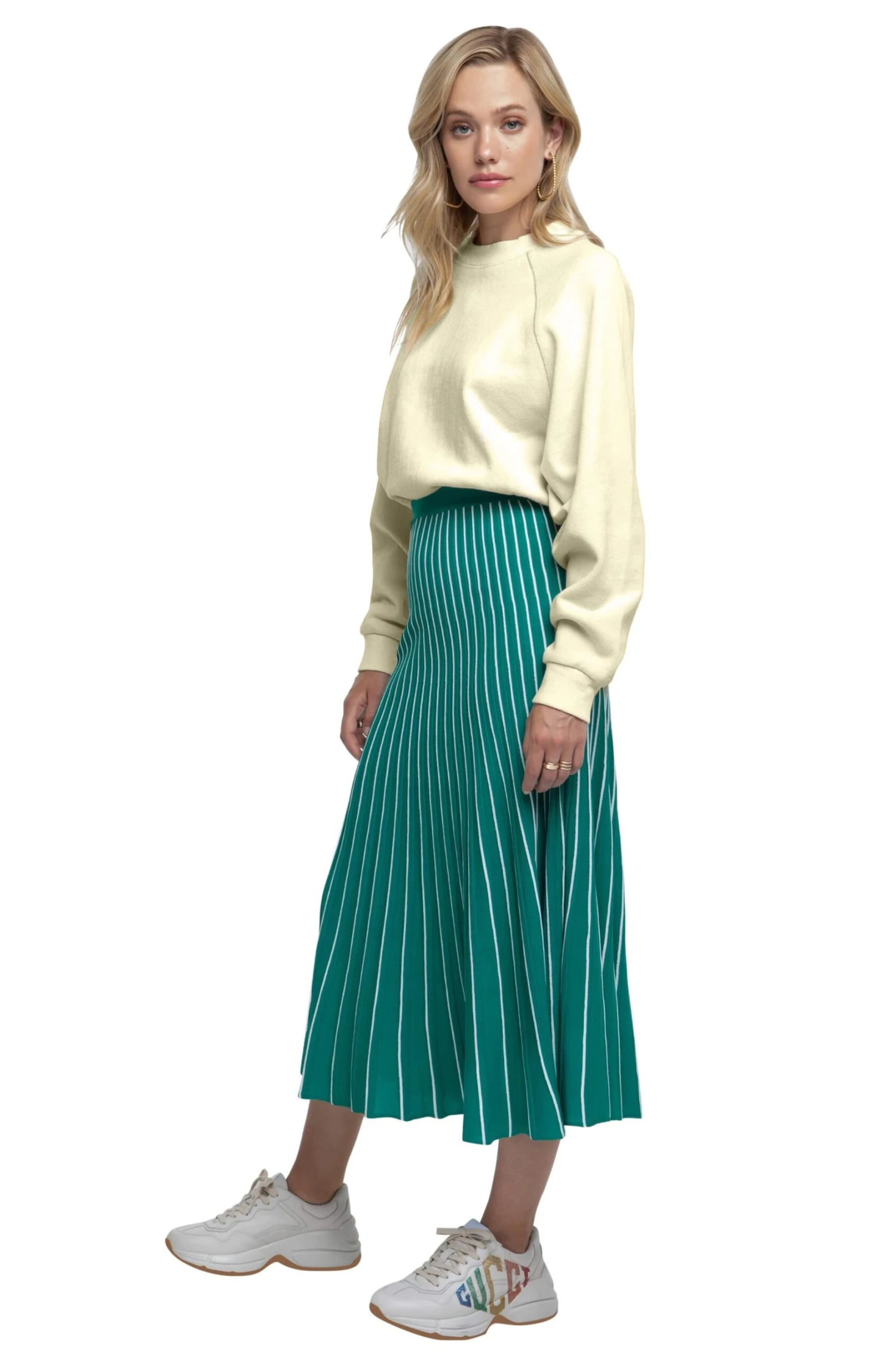 Yuri Pleated Midi Skirt 5 Yuri Pleated Midi Skirt - Image 3