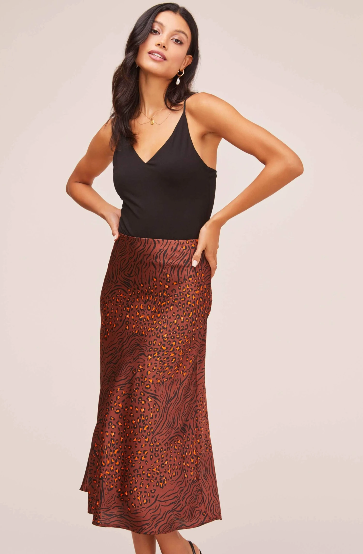 Pamela Animal Print Skirt 4 Pamela Animal Print Skirt - Image 2