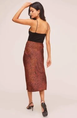 Pamela Animal Print Skirt 13 Pamela Animal Print Skirt -Astr The Label Shop ACS9022 RUST ANIMAL 5