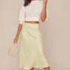 Nava Midi Skirt 1 Nava Midi Skirt -Astr The Label Shop ACS9045B CELERY 2