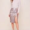 Elaine Sequin Midi Skirt 1 Elaine Sequin Midi Skirt -Astr The Label Shop ACS9057 PINK BLUEMULTI 1