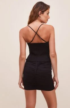 Reanna Pleated Mini Skirt -Astr The Label Shop ACS9060 BLACK 5