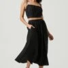 Terra Bella High Waist Midi Skirt