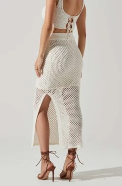 Carlina Crochet Midi Skirt 8 Carlina Crochet Midi Skirt -Astr The Label Shop ACS9118 WHITE 3 79cd8150 d70d 475a ad51 5a7ae51269b1