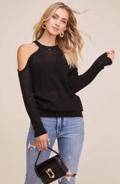 Janet Sweater -Astr The Label Shop ACT12348 BLACK 3