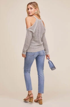 Janet Sweater -Astr The Label Shop ACT12348 HEATHER GREY 4