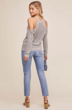 Janet Sweater -Astr The Label Shop ACT12348 HEATHER GREY 5