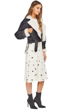 Jefferson Jacket -Astr The Label Shop ACT13717 BLACK WASH DENIM 02