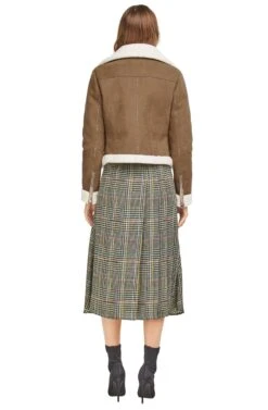 Quincy Moto Jacket 9 Quincy Moto Jacket -Astr The Label Shop ACT13736 CARAMEL IVORY 03