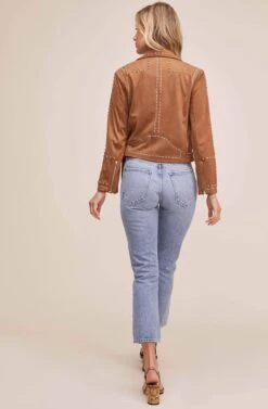 Venice Moto Jacket -Astr The Label Shop ACT13785 CARAMEL 4