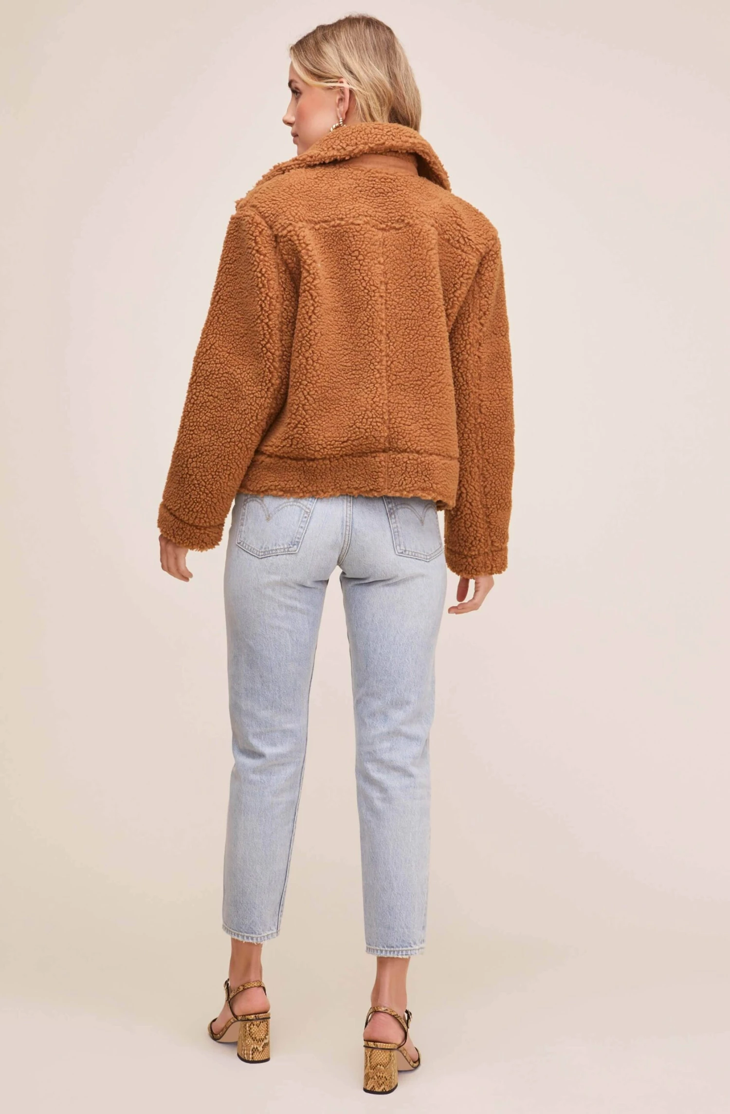 Faux Shearling Moto Jacket 6 Faux Shearling Moto Jacket - Image 4